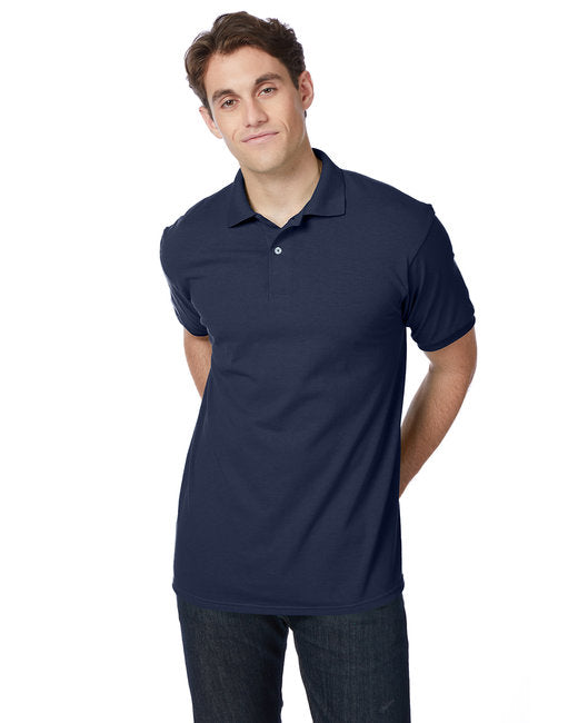 054 - Hanes Adult EcoSmart® Jersey Knit Polo