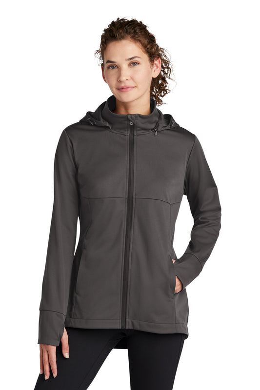 LST98 - Sport-Tek® Women's Hooded Soft Shell Jacket - ADCNR