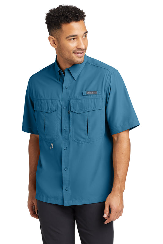 EB602 Eddie Bauer® - Short Sleeve Performance Fishing Shirt - ADCNR