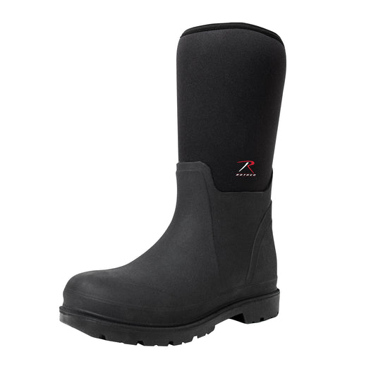 3949 - Rothco Waterproof Rubber Boots - Black - ADCNR