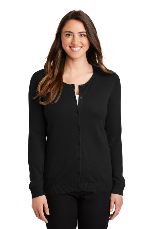 LSW287 Port Authority® Ladies Cardigan Sweater - ADCNR