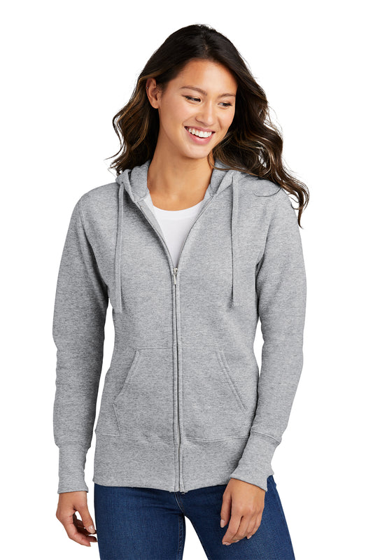 LPC78ZH - Port & Company® Ladies Core Fleece Full-Zip Hooded Sweatshirt - USC