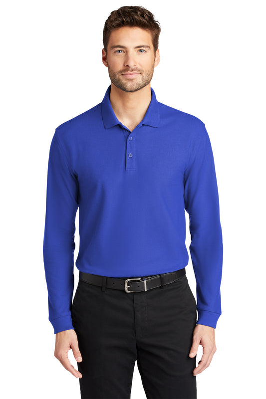 K100LS Port Authority® Long Sleeve Core Classic Pique Polo - ADCNR