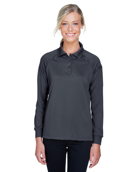 M211lW - Harriton Ladies' Advantage Snag Protection Plus Long-Sleeve Tactical Polo - ADCNR